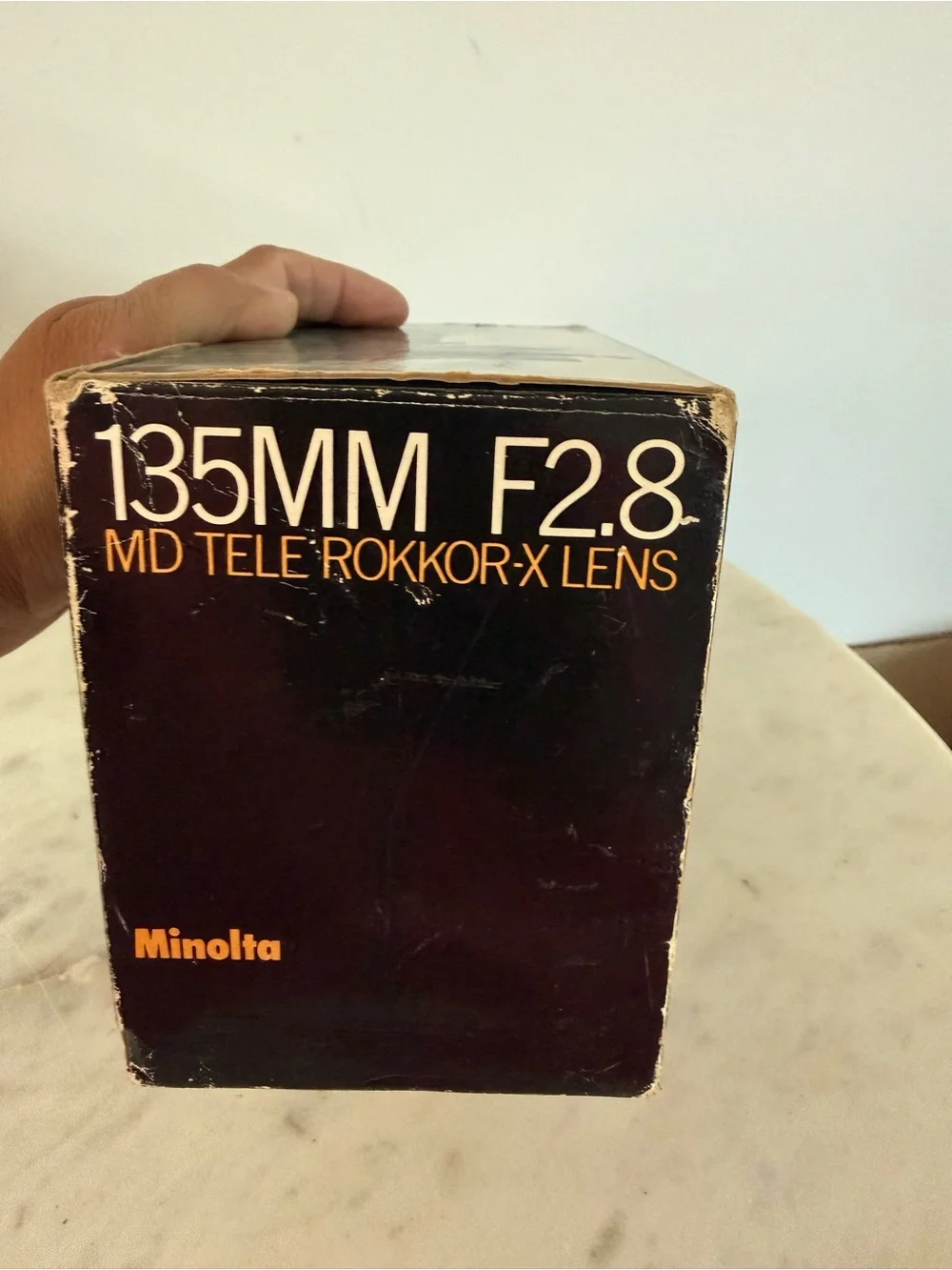 Minolta MD Tele Rokkor-X 135mm f2.8 Manual Focus Lens Japan Original Box As Is